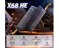 Attack Shark X68 HE Rapid Trigger 8kHz/128kHz Poron czarna 6972792470634 - 1349050 - zdjęcie 3